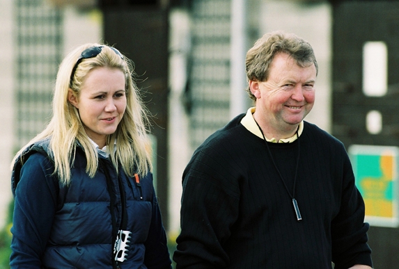Cathy and Brian Grassick at Goffs.