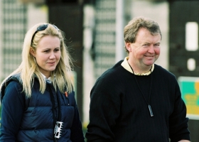 Cathy and Brian Grassick at Goffs.